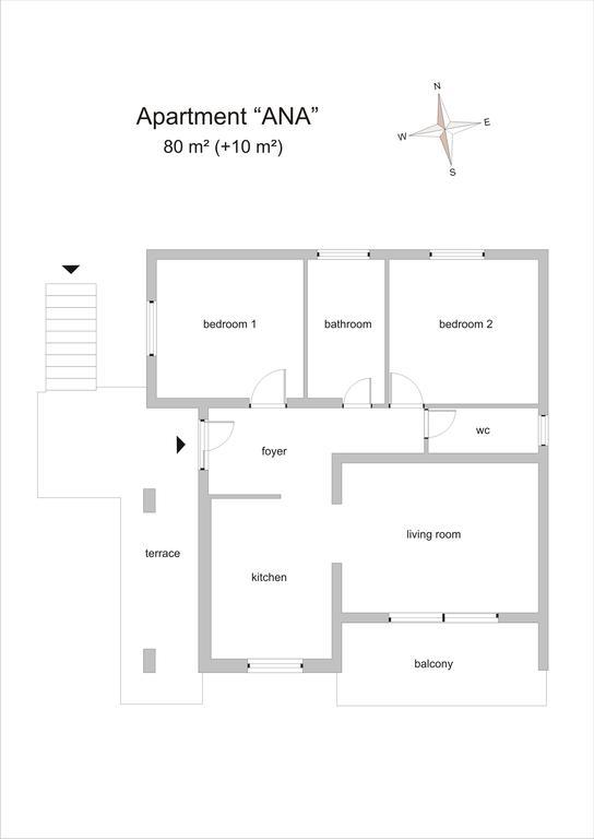 Ana Apartment Rabac Bilik gambar